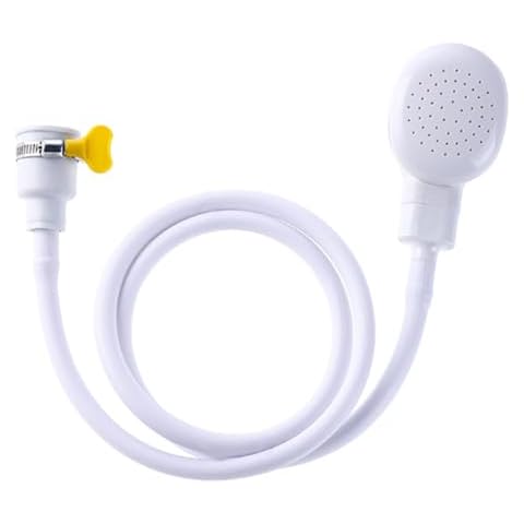 IUSOT Bath Tap Shower Attachment with Hose Cover
