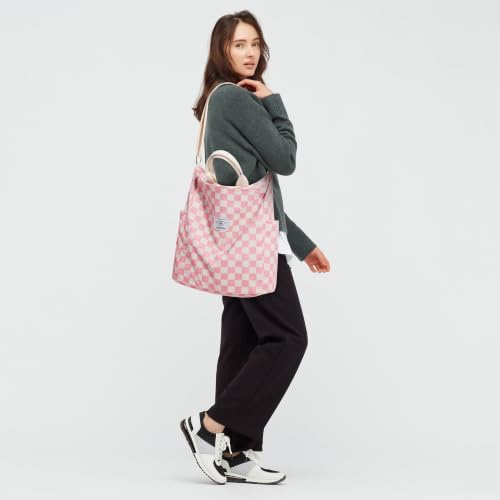 Image of KALIDI Corduroy Tote Bag, Large Slouchy Hobo Messenger Crossbody Bag