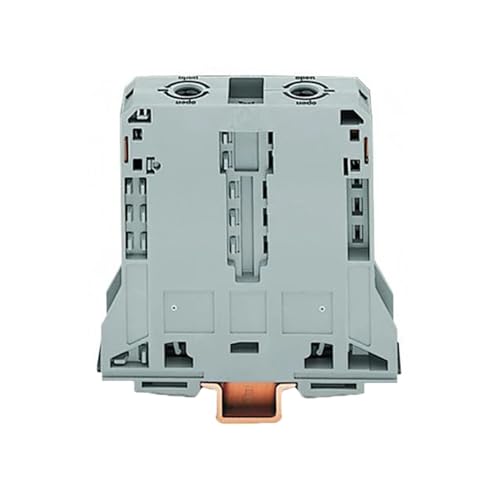 Bloque de terminales de alta corriente 285-195 de 2 cables para bornas de potencia y carril DIN