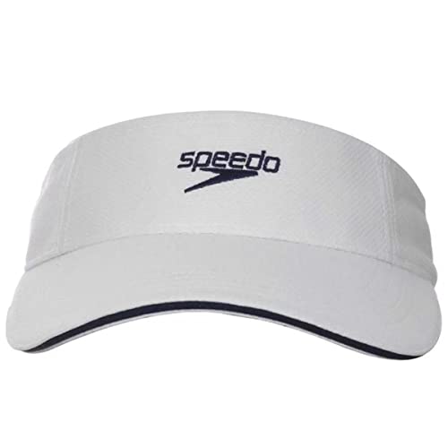 Speedo Wave, Viseira Adulto Unissex, Branco (White), Único