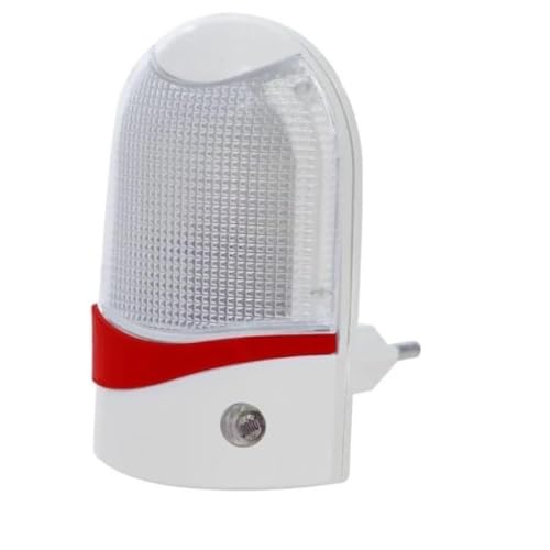 Abajur Tomada Luz Led Com Sensor Bivolt (Vermelho)