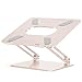 Soporte para computadora portátil BoYata, multiángulo Elevador con ventilación térmica Compatible para computadora portátil (10-17 Pulgadas) MacBook Pro / Air, Surface Laptop, HP Notebook-Oro