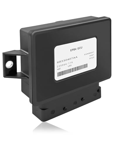 TIKSCIENCE 68330407AA Parking Brake Control Module Fit for Jeep Cherokee 2014–2018 & Chrysler 200 2015–2017 Replaces 68438392AA 68148902AD AE AF 68265141AD, Electronic Parking Brake Control Module