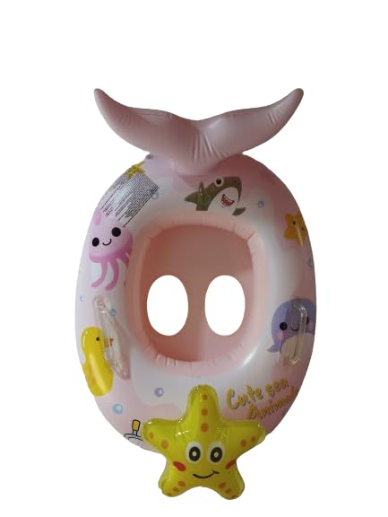 Flotador para Bebe, Asiento Inflable Bebe, boia Bebe, Barca Hinchable niños, Bebe Playa, Flotador Bebe 9 Meses, Flotador niño 3 años, Juguetes Piscina Bebe 1 año, Flotador Sirena Bebe Playa