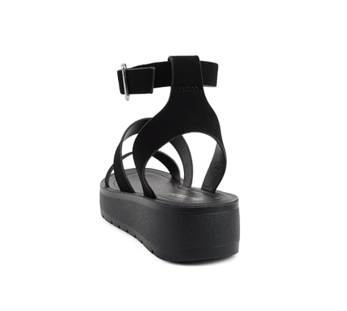 Image of Soda Glory ~ Women Open Toe Multi-Strap Flatform Sandals