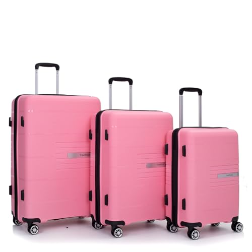 Lightweight Hardshell Luggage Set, 3 Piece with 360° Double Spinner Wheels, TSA-Approved Lock, Adjustable Telescoping Handle, Organized Interior2