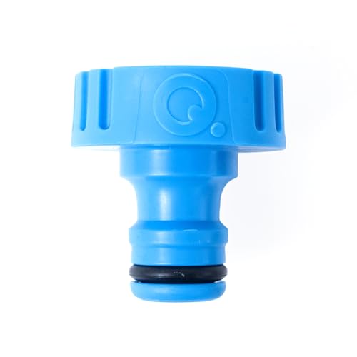 Qwickhose Tap Connector 3/4 BSP | Screw-On Outdoor Tap Hose Connector | Universal Garden Hose Fitting | Leak-Resistant Rubber Washer | UK Made | UV-Stabilised | Garden Hose Connectors