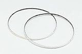 Yokomo White 117T F/R Drive Belt for BD-10 Model Number: BD-351LWA