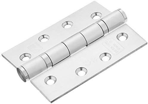 Excel XL835X3 1 1/2 Pair 4" x 3" Ball Bearing Fire Door Hinges Satin Stainless Steel - 3 Pack