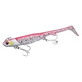 ダイワ(DAIWA) ワーム＋ジグヘッド ロデムR4シャッド-28g ヒラメピンクイワシ