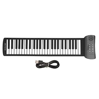 49 Touches Roll Up Piano, Clavier Piano 4D Surround Sound Effect Portable Pliable Clavier Piano pour Enfants Débutant… - Les Beatles, Paul McCartney, John Lennon, RIngo Starr, George Harrison