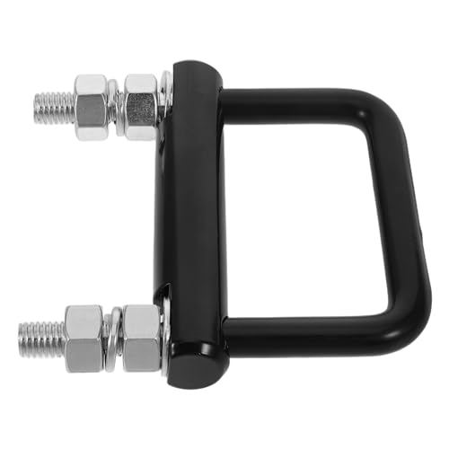 GLEAVI Clamp de Acero Carbono para Estabilizador de Enganche de Remolque Ajustador Antirruido para Portabicicletas y Portaequipajes Accesorio Exterior Negro Montaje Fácil y Duradero