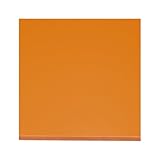 PATIKIL 300x300x8mm Phenolharz Kunststoffplatte 1 Stück Resin Laminierte Platte Leiterplatte Für Elektrische Elektronische Vorrichtungen DIY Und Handwerk Orange Rot