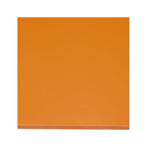PATIKIL 300x300x8mm Phenolharz Kunststoffplatte 1 Stück Resin Laminierte Platte Leiterplatte Für Elektrische Elektronische Vorrichtungen DIY Und Handwerk Orange Rot