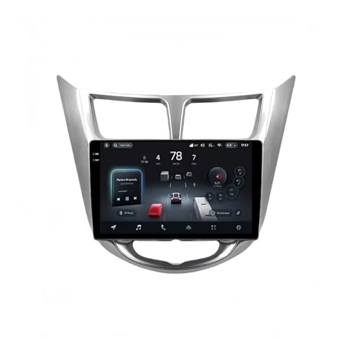 �p��Hyundai �p��Solaris 1 2010-2016�p CarPlay Android Auto 2DIN �I�[�g���W�I �J�[�v���C���W�I �}���`���f�B�A�X�e���I �A���h���C�h�I�[�g(CC4PAK256G)
