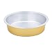 KEISEN 4 2/3" 8oz 24/PK Disposable Aluminum Foil Cups 215ml for Muffin Cupcake Baking Bake Utility Ramekin Cup (Gold)