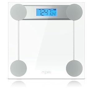 MyBeo Digitale Personenwaage 180 kg Glas