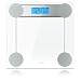 Produktbild MyBeo - Personenwaage digital glas  max. 180 kg  große Anzeige - blaues LCD Display - kg und lb  DMS Sensoren  6 mm Sicherheitsglas  automatisches Einschalten - Körperwaage