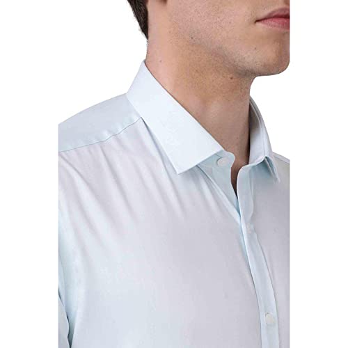 Image of Park Avenue Men's Pure Cotton Checks Pattern Slim Fit Semi Cutaway Collar Full Sleeve Formal Shirt