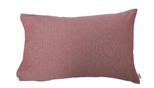 Image of Home- The Best is for You Cotton Self Design Pillow Covers Set of 2 (Red Fiore)
