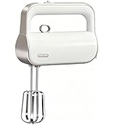 warran Master 5-Speed Electric Hand Mixer with Turbo Boost, Stainless Steel Whisk, Beaters, Dough...