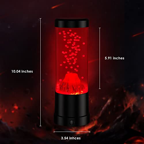 Ganrami Volcano Lava Lamp For Adults, Usb Powered Battery Powered Volcano Mini Lava Lamps For Kids, Night Light For Kids, Mood Lighting, Novelty Lighting, Novelty Gifts For Kids #TOP2