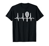 Tennis Lovers Heartbeat Jersey Gift for Tennis Players T-Shirt