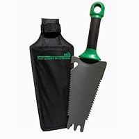 STARLYF Root Digger Multischaufel – Garten-Handschaufel mit Sägezähnen & Wurzelstecher – Robuste Pflanzschaufel aus Karbonstahl mit Flaschenöffner – Ideal für hartem Boden, Unkraut & Umpflanzen