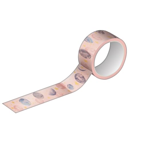Tilibra - Fita Adesiva Washi Tape 15mmX10m Estampada e Metalizada