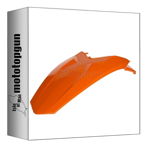 Garde-boue arriere orange pour remplacer un plastique casse sur KTM SX 85