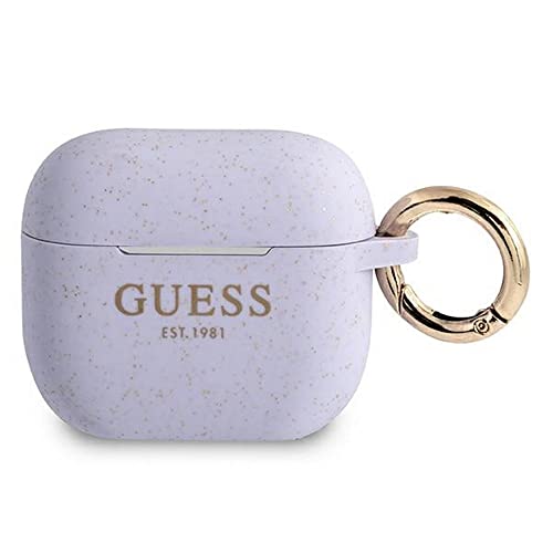 Guess Apple AirPods 3 Cover Glitter Collection - Custodia in silicone per Apple AirPods