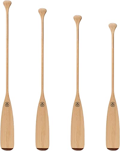 John Paddle Canoe pagaie/pagaie de canoë Type : Queue de Castor/beavertail pagaie en pin et Bois de Fer 100% écologique, fabriquée à la Main en UE (130 cm)