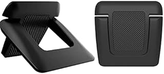 JaneYi 2 Pieces Mini Laptop Stand Riser Invisible Computer Keyboard Stand for Desk Ergonomic Portable ABS Lightweight Laptop Stand Foldable Tablet Support Holder for Notebook MacBook Pro Air Keyboard