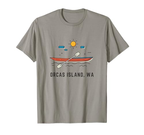 Orcas Island Washington Kayak Canoe Paddling Outdoor T-Shirt