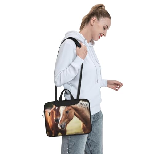 Bolsa para portátil con diseño de caballo 14 pulgadas miniatura 3