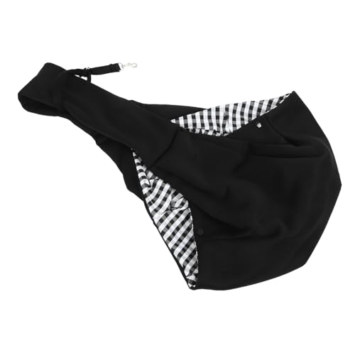 Toyvian Dog Sling Carrier Breathable Pet Backpack for Small Animals for Outdoor Travel with Guinea Pigs Hedgehogs and Other Pets Lightweight and Comfortable Design Black