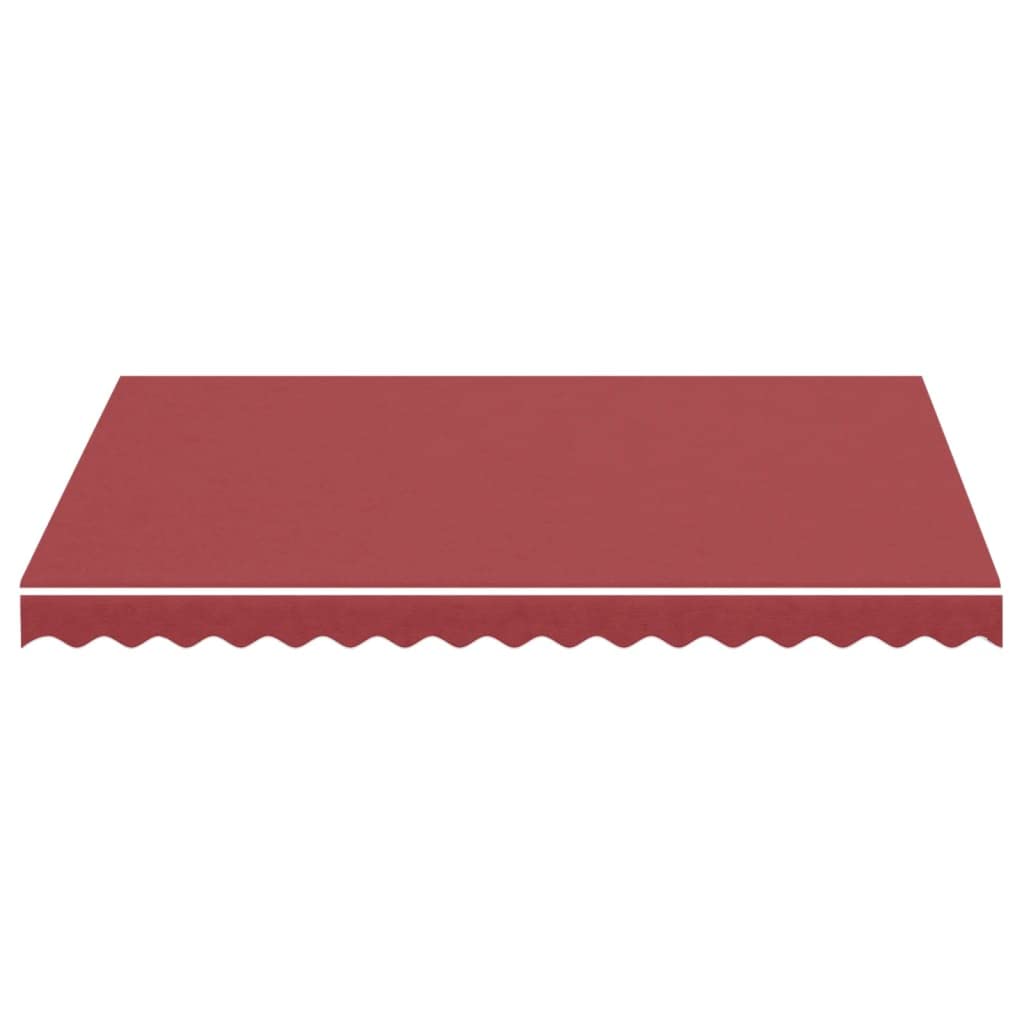 Leasha Toile de Rechange Store Banne avec Lambrequin, Toile Tissu de Remplacement pour Auvent 280x245 cm Bordeaux Rouge