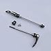 BUBGAOS Bike Quick Release Skewer Front & Rear Wheel Axle for Mountain Bike/Road Bike/Bicycle/MTB Wheel Hub，Black a Pair