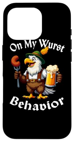 �I�N�g�[�o�[�t�F�X�g On My Wurst Behavior Funny Eagle �h�C�c�t�F�X�e�B�o�� �X�}�z�P�[�X iPhone 16 Pro �p