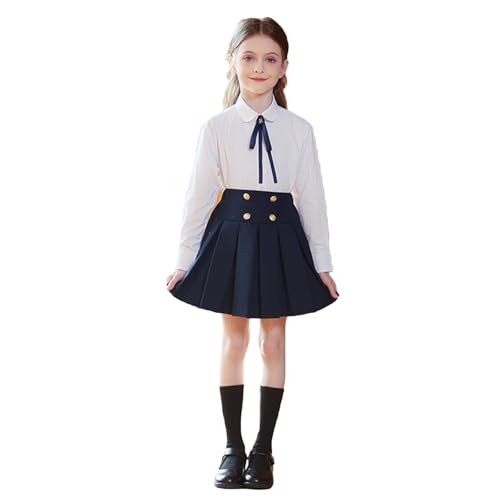 Vestido escolar para niñas que soluciona el vestir diario con cremallera