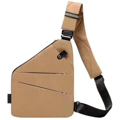 Image of WANDER PLUS Anti Theft Crossbody Travel Bag for Women Men, Multi-Pocket Crossbody Bag, Slim Sling Bag
