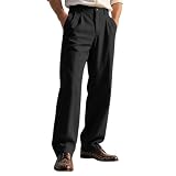 SOOUICKER Herren Business Leinenhose Sommer Stoffhose Leinen Elegant