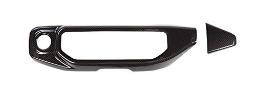 Interieur Mittelkonsole Klimaanlage Panel Dekor Abdeckung Kompatibel Mit J-eep Wrangler JL/Gladiator JT 2018+,Carbon Fiber Grain