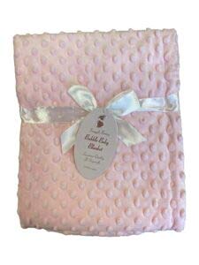 Luxurious Quality & Supersoft BUBBLE BABY BLANKET (Pink)