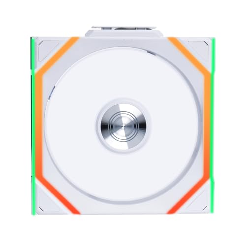 Lian Li UNI Fan SL Wireless 120mm ARGB Fan - Single Pack - 2.4 GHz Wireless Signal for RGB & Fan Control - Daisy-Chain Design - Controller NOT Included & Required - White (12SL1W1W)