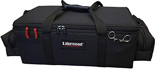 Lakewood Fishing Black Sidekick Tackle Box with Removable Dividers