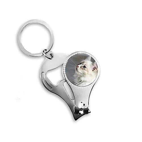 Décapsuleur chat blanc mignon ouvre-bouteille ergonomique - 2