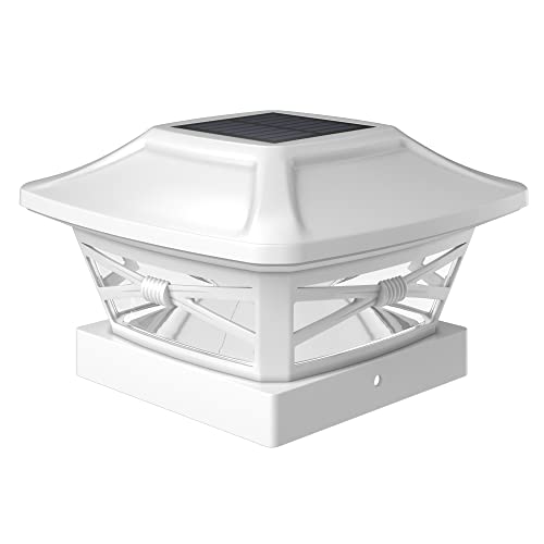Davinci Lighting Renaissance Solar Outdoor Post Cap Lights - Includes Bases for 4x4 5x5 6x6 Posts...