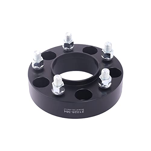 VLAOSCHI Black Forged 5x120 Hubcentric Wheel Spacers 1.5 Inch 14x1.5 Studs 64.1mm Hub Bore Compatible with Honda-Acura-Tesla for Odyssey Pilot Ridgeline MDX | 2012+ Model S | 2016+ Mode X - Pack of 2 - Thumbnail 6