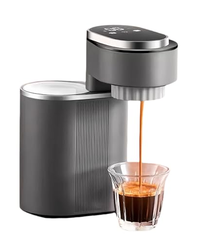 OrkeyDolk® Mini Macchina da Caffè Espresso - Portatile 9-Bar Pompa a Pressione Italiana Mini Macchina Da Caffè Pieghevole, 150 ml Caffettiera Elettrica Moka 600 W Mini Macchina Espresso Portatile